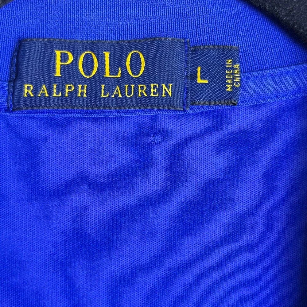 Polo Ralph Lauren Holiday Polo Shirt Men's Size Large Royal Blue Preppy